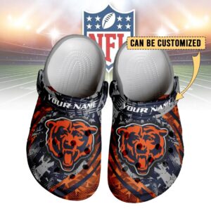 chicago bears nfl 3d printed classic crocs xcqubp
