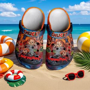 chucky x halloween 3d printed classic crocs yve6by