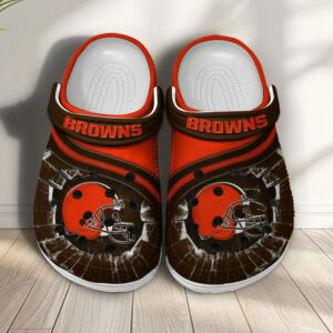 cleveland browns nfl 3d printed classic crocs vhqmf8