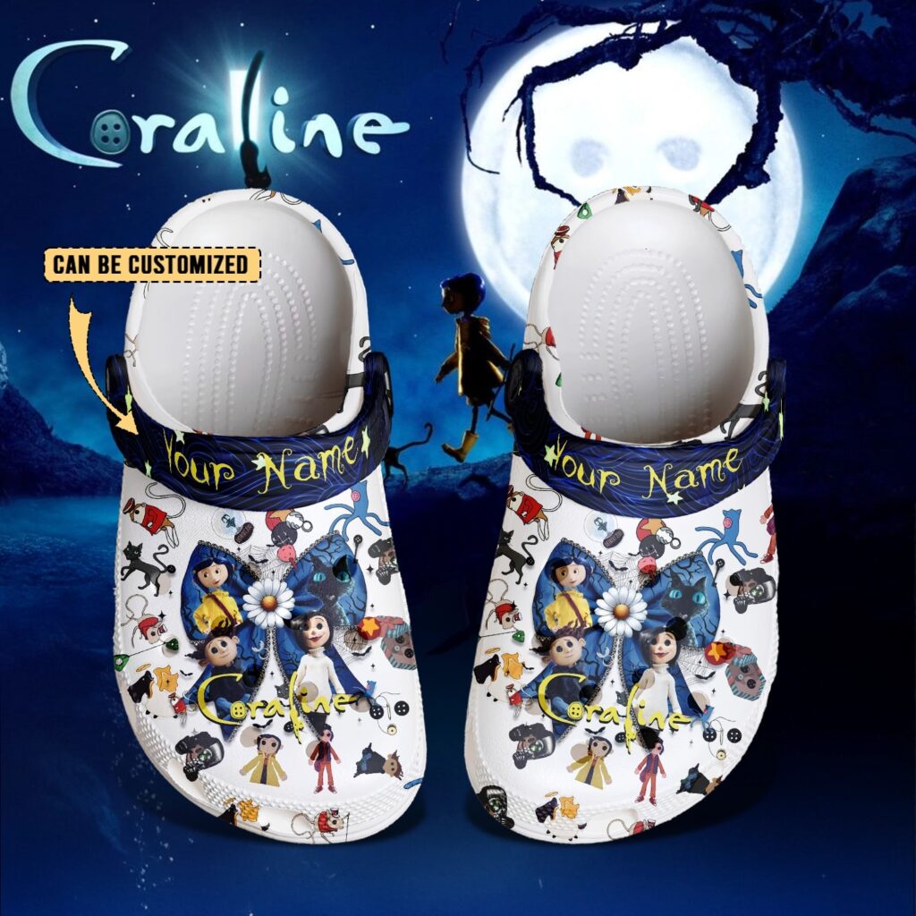 coraline x halloween 3d printed classic crocs lnxja0