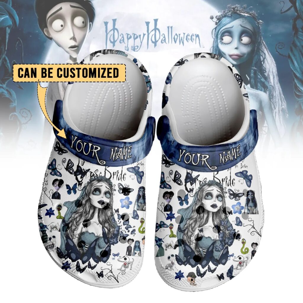 corpse bride x halloween 3d printed classic crocs lj3ckg