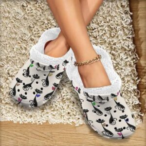 cute black cat 3d printed classic crocs m0i6m0