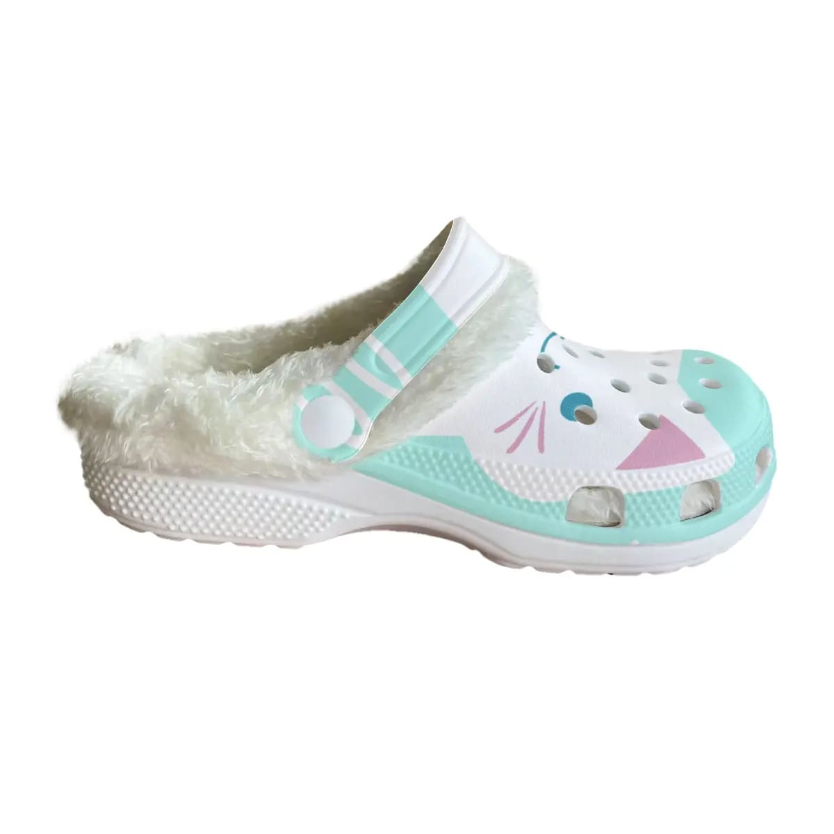 cutesy white cat 3d printed classic crocs 2 w9wh9j