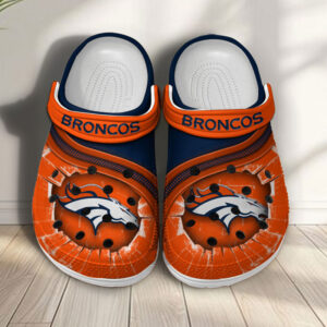 denver broncos nfl 3d printed classic crocs kdom4a