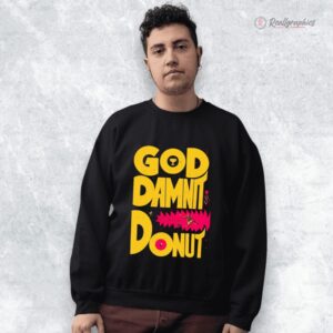 dungeon crawler carl god damnit donut shirt 1 cych5o