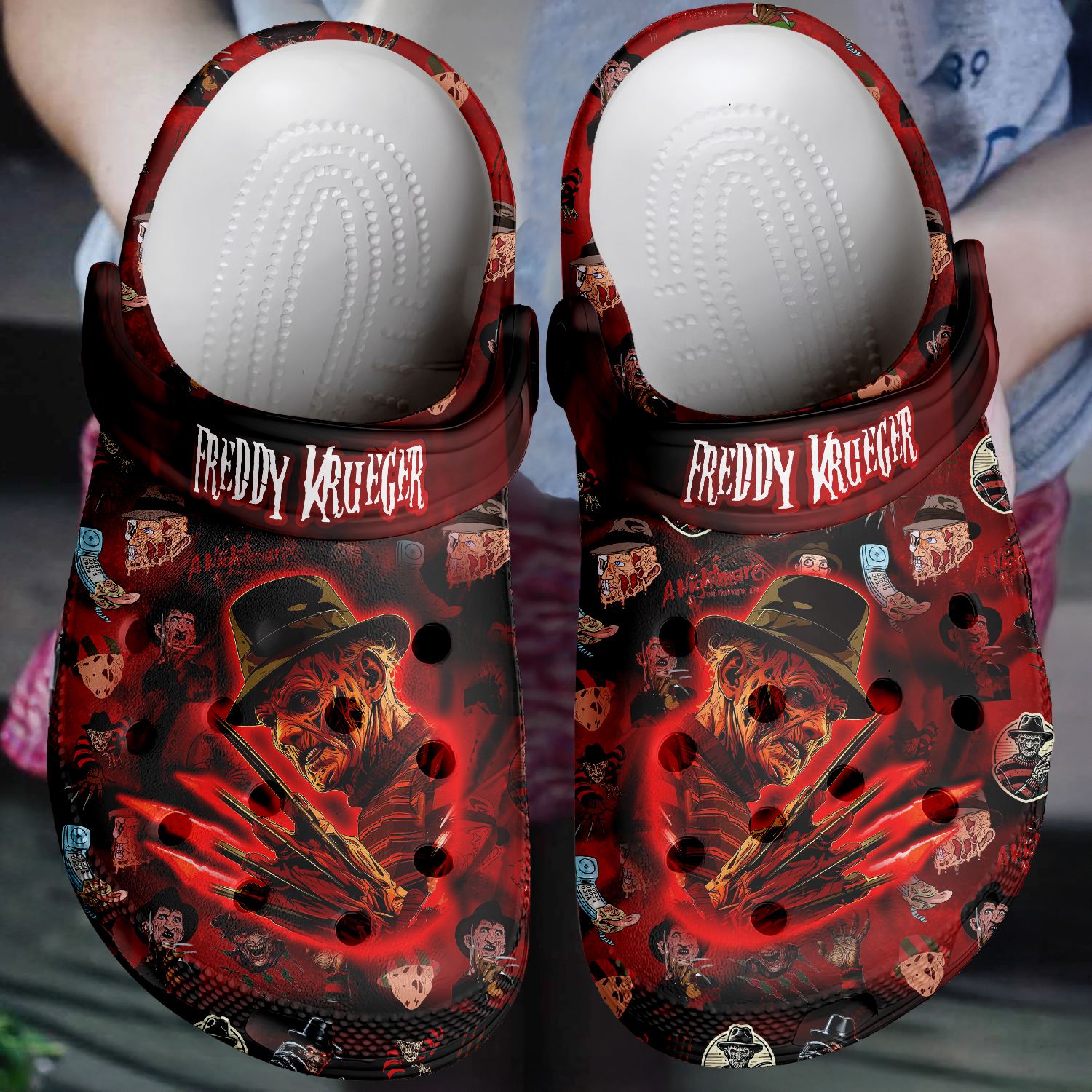 freddy krueger x halloween 3d printed classic crocs 2 cwrb7c