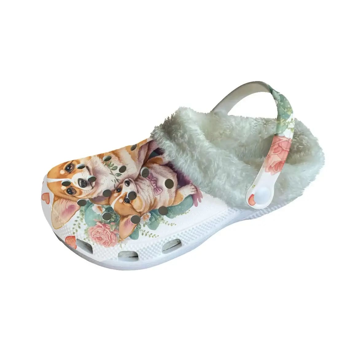 fuzzy-lovely-corgi-3d-printed-classic-crocs-4_al0vit fuzzy lovely corgi 3d printed classic crocs 4 al0vit