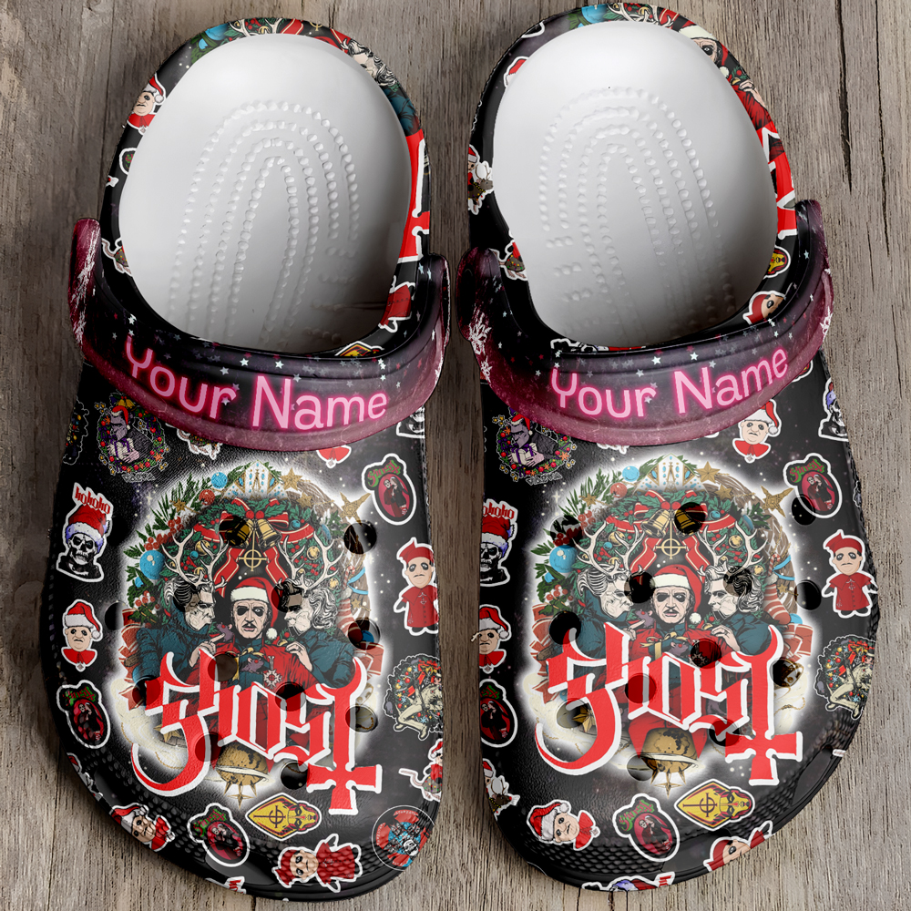 ghost band x christmas music 3d printed classic crocs 2 rqvphz