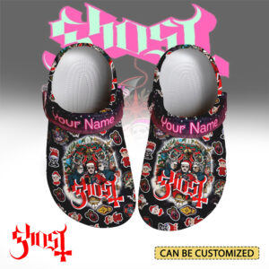 ghost band x christmas music 3d printed classic crocs n2s4ia