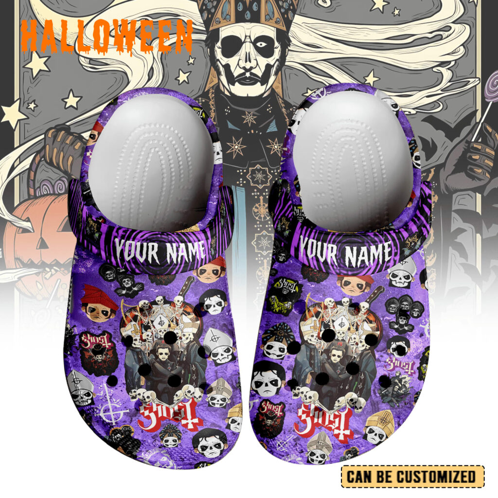 ghost band x halloween 3d printed classic crocs zzf4db