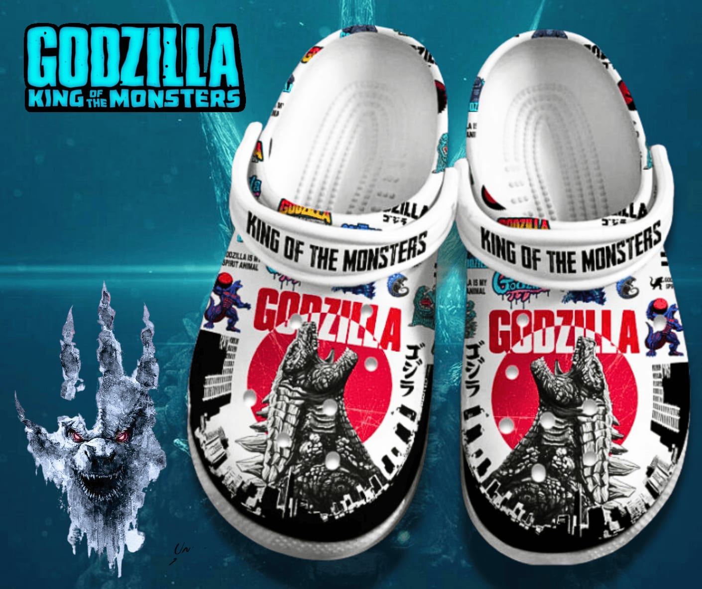 godzilla-king-of-the-monsters-movies-3d-printed-classic-crocs_cfedjd godzilla king of the monsters movies 3d printed classic crocs cfedjd