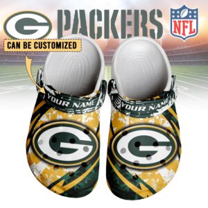 green bay packers nfl 3d printed classic crocs idwgr9