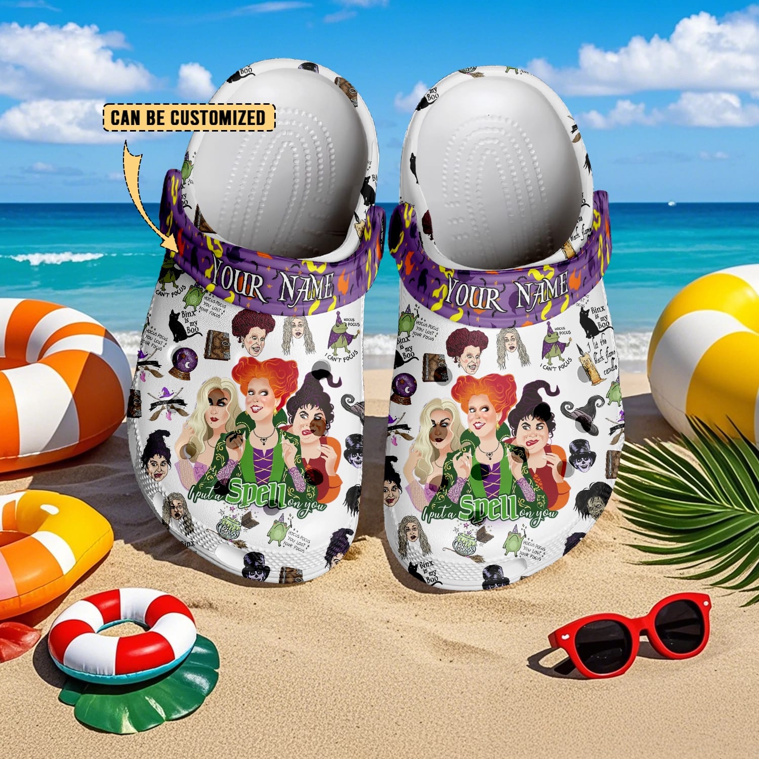 hocus pocus x halloween 3d printed classic crocs 2 m5dk1j