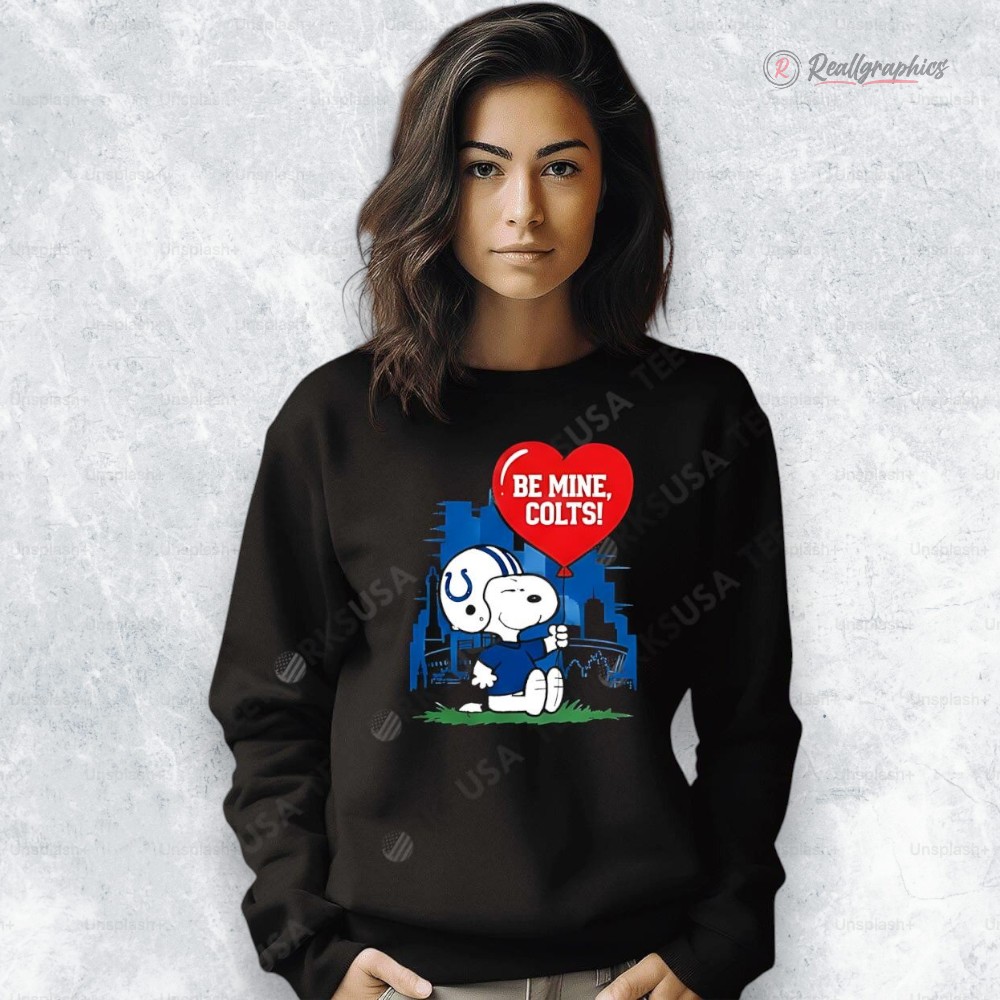 indianapolis colts x snoopy cartoon valentine 2026 shirt 2 g4z7em