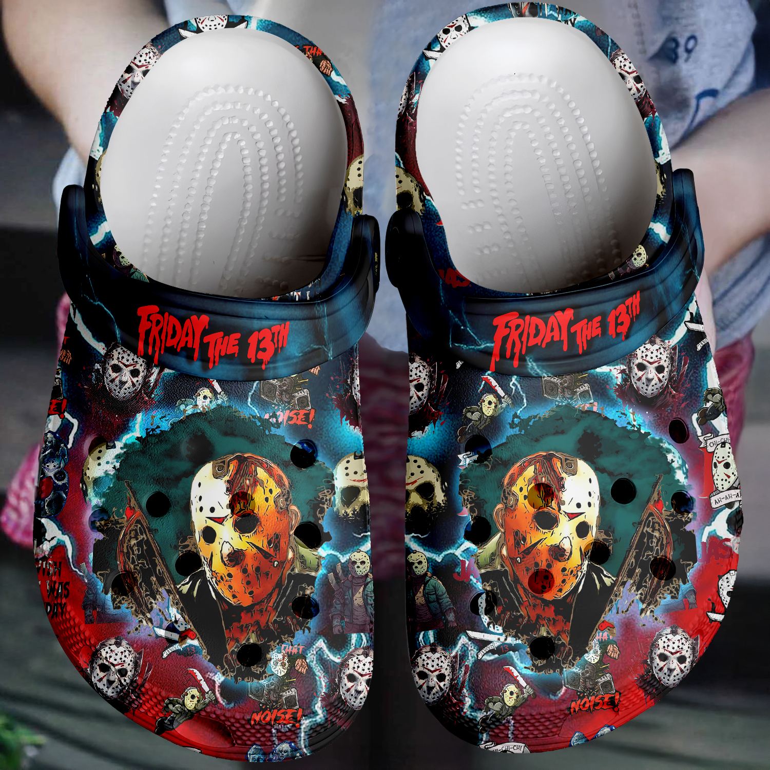jason voorhees x halloween 3d printed classic crocs 2 ojdofx