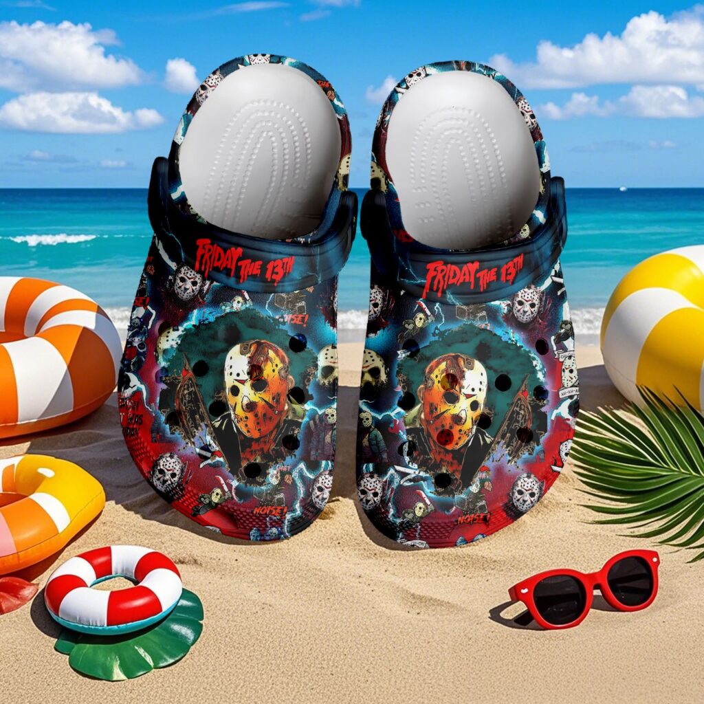 jason voorhees x halloween 3d printed classic crocs y32uzb