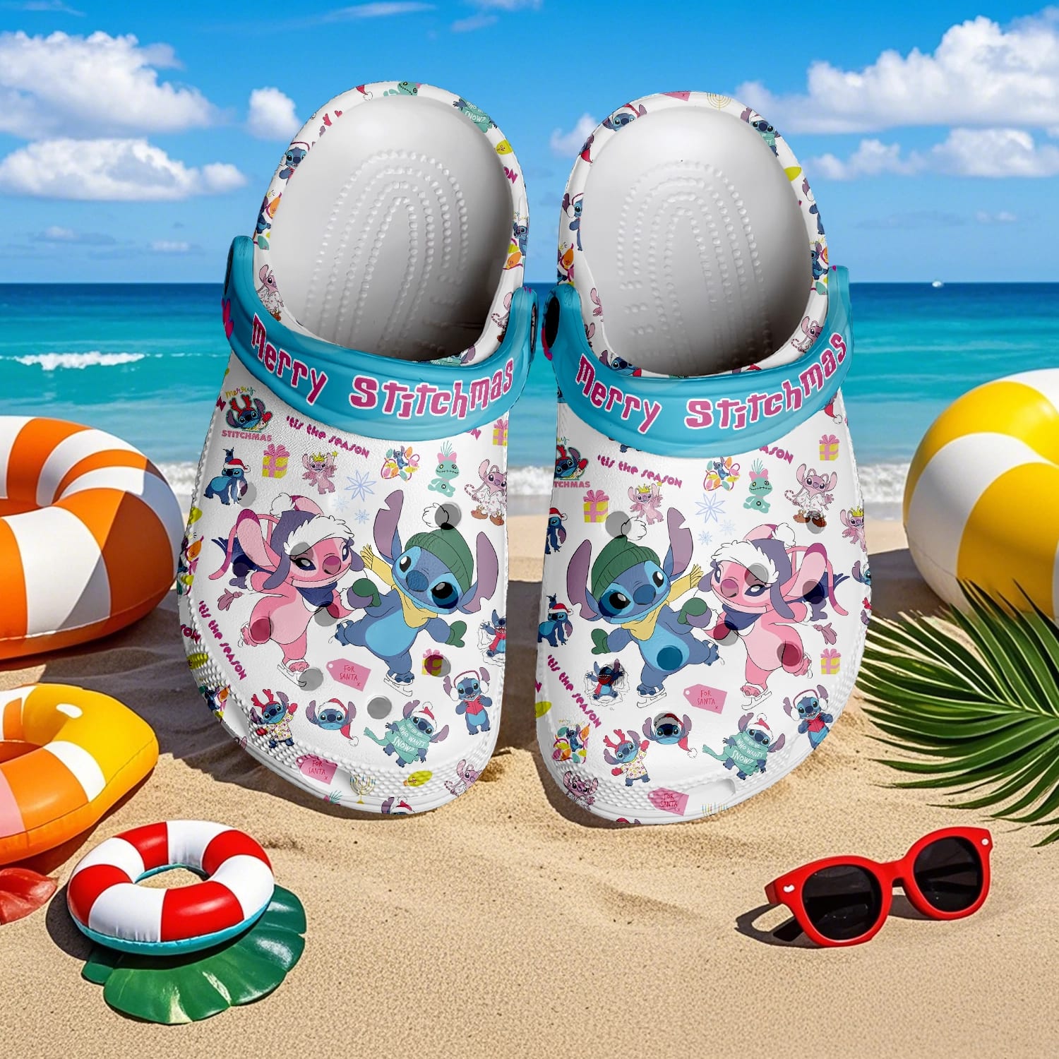 lilo stitch x christmas cartoon 3d printed classic crocs 2 vt0oi0