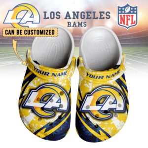 los angeles rams nfl 3d printed classic crocs db27or