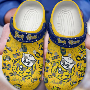 michigan wolverines ncaa sport 3d printed classic crocs ogetfx