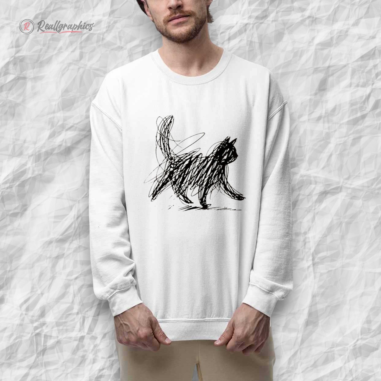 minimalist cat shirt 2 mshrak