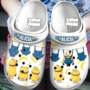 minions cartoon 3d printed classic crocs onjunt