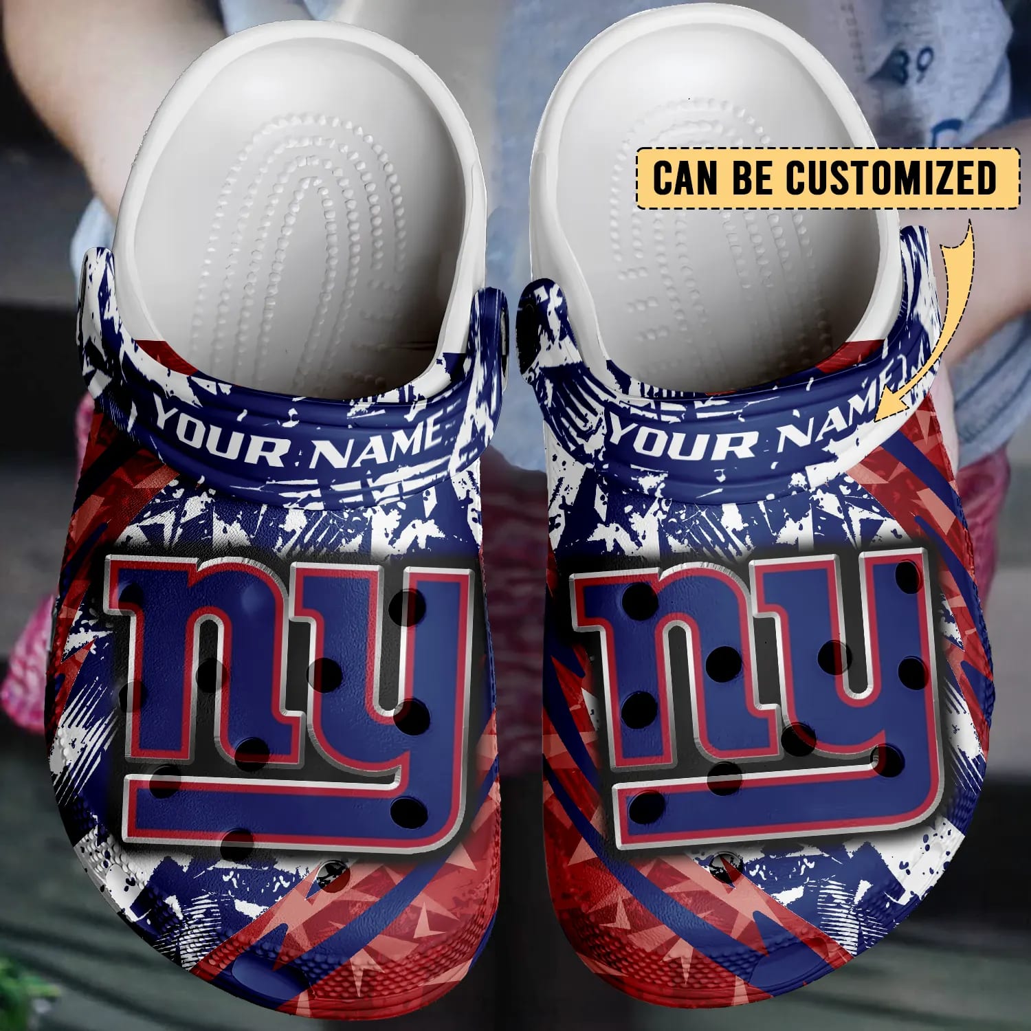 new york giants nfl 3d printed classic crocs 2 r4ouvm