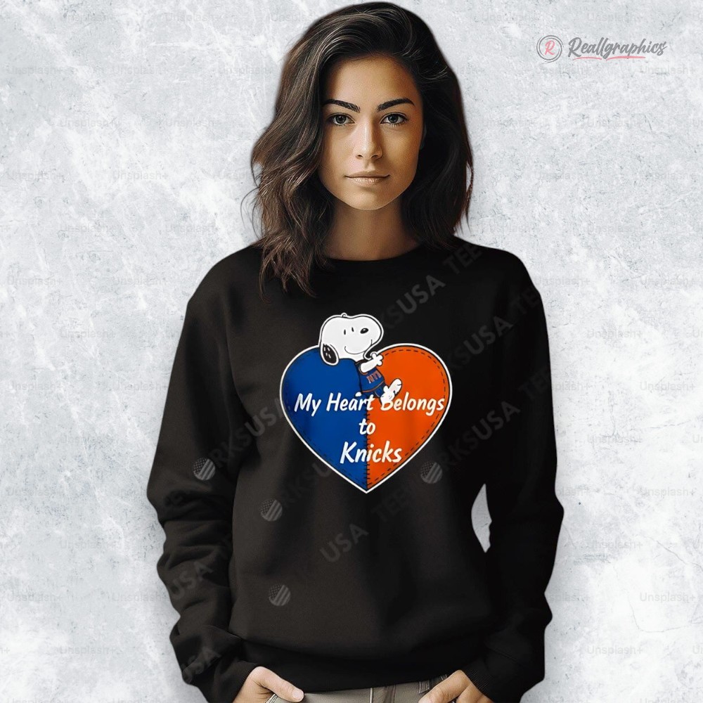 new york knicks x snoopy cartoon valentine 2026 shirt 2 s2roou