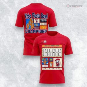 ole miss fiesta bowl 2026 champions shirt college football shirt 1 nqvmqn