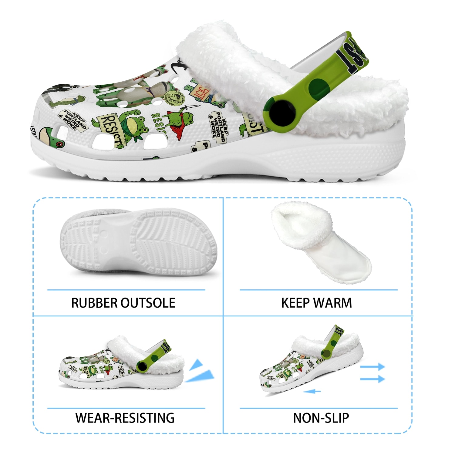 portland frog resist 3d printed classic crocs 2 sem1t5