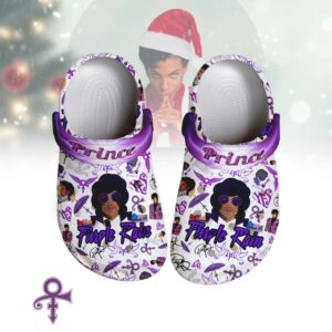 prince music christmas 3d printed classic crocs cpfvuy