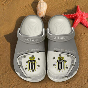royal charleroi sc football 3d printed classic crocs mbifay