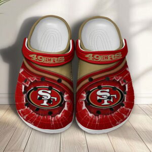 san francisco 49ers nfl 3d printed classic crocs f1c4hs