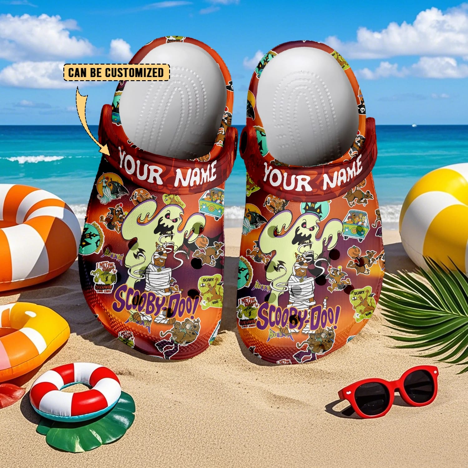 scooby doo x halloween 3d printed classic crocs 2 ueelny