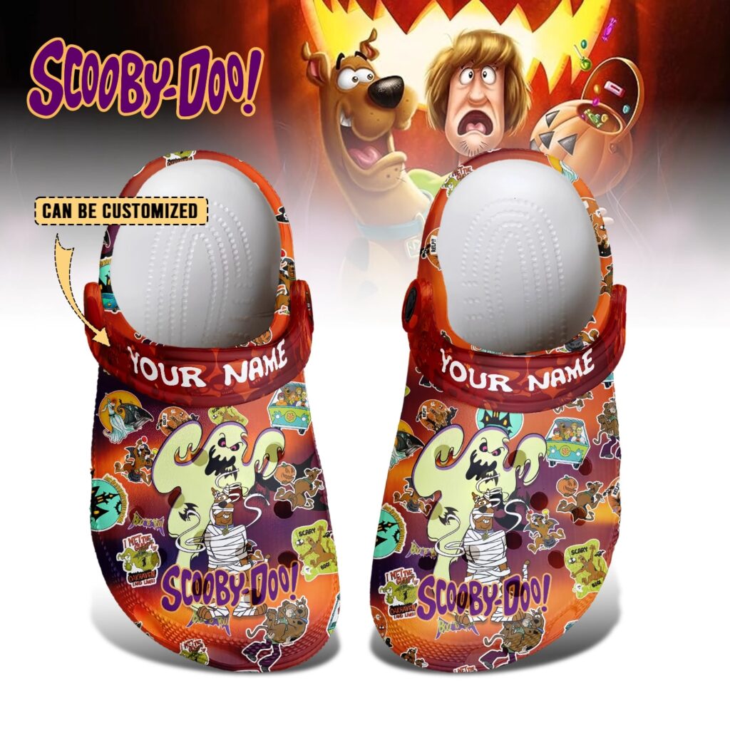 scooby doo x halloween 3d printed classic crocs z66hqt