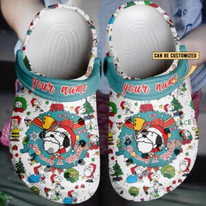 snoopy x christmas classic crocs for for men women and kids qit1b8