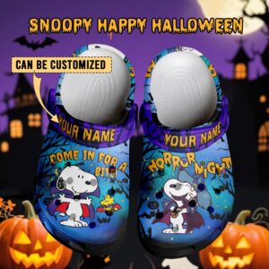 snoopy x halloween 3d printed classic crocs a6rorr