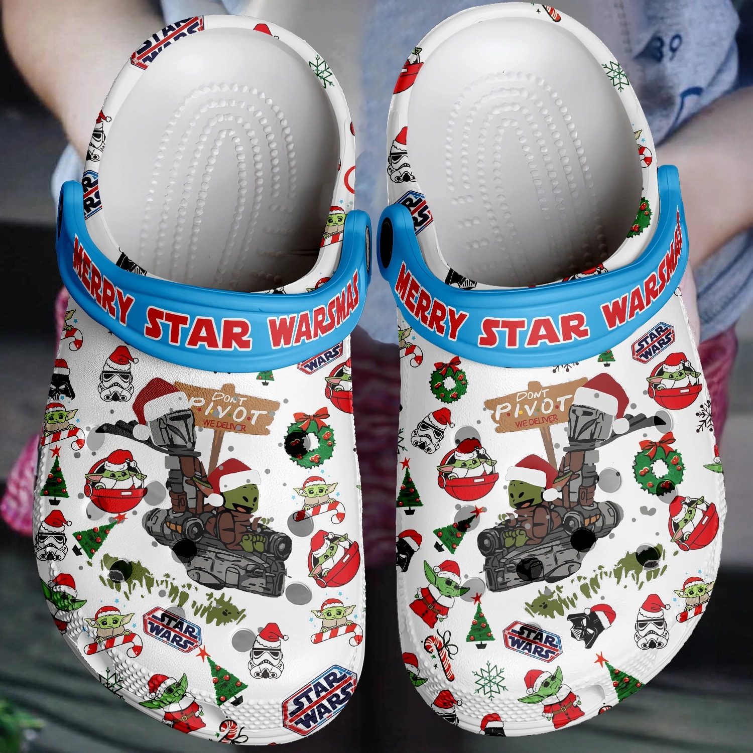 star wars christmas movie 3d printed classic crocs 2 nwp3sb