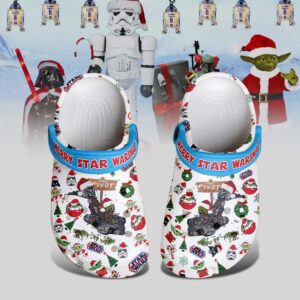 star wars christmas movie 3d printed classic crocs yxnln3