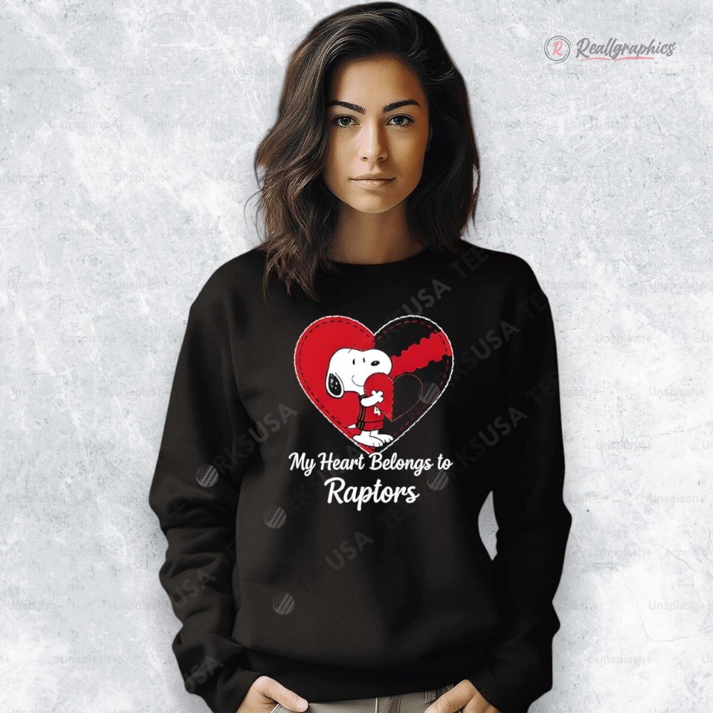toronto raptors x snoopy cartoon valentine 2026 shirt 2 fid9tk