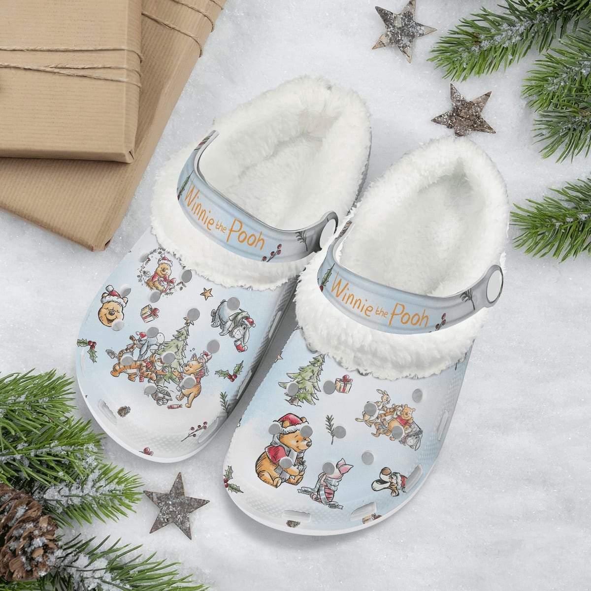 winnie the pooh x christmas 3d printed classic crocs 2 f2wgx6