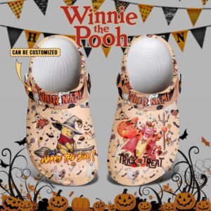 winnie the pooh x halloween 3d printed classic crocs jaiykm