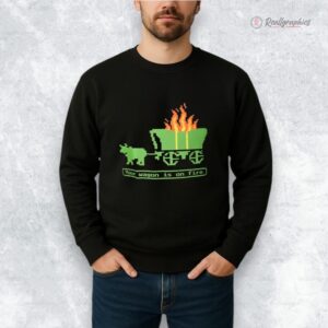 your wagon is on fire retro gaming shirt 2026 1 rizsdx