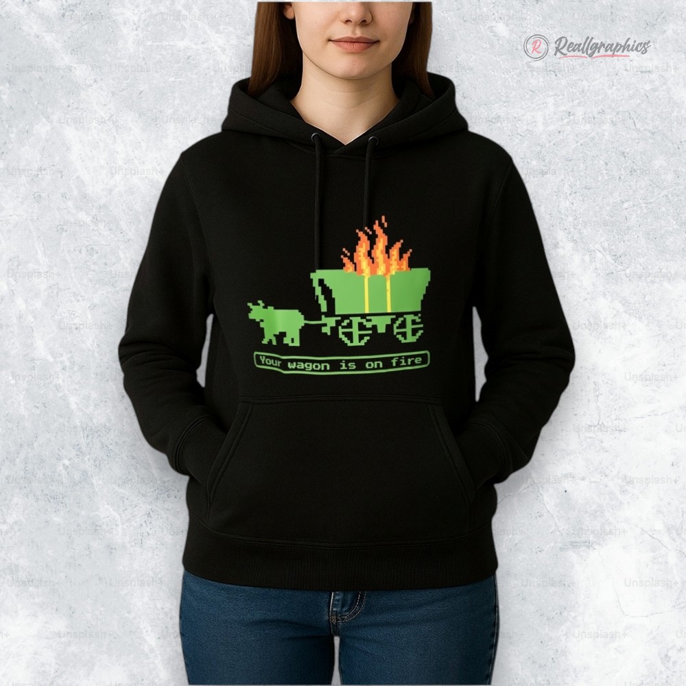 your wagon is on fire retro gaming shirt 2026 2 qhhwcs