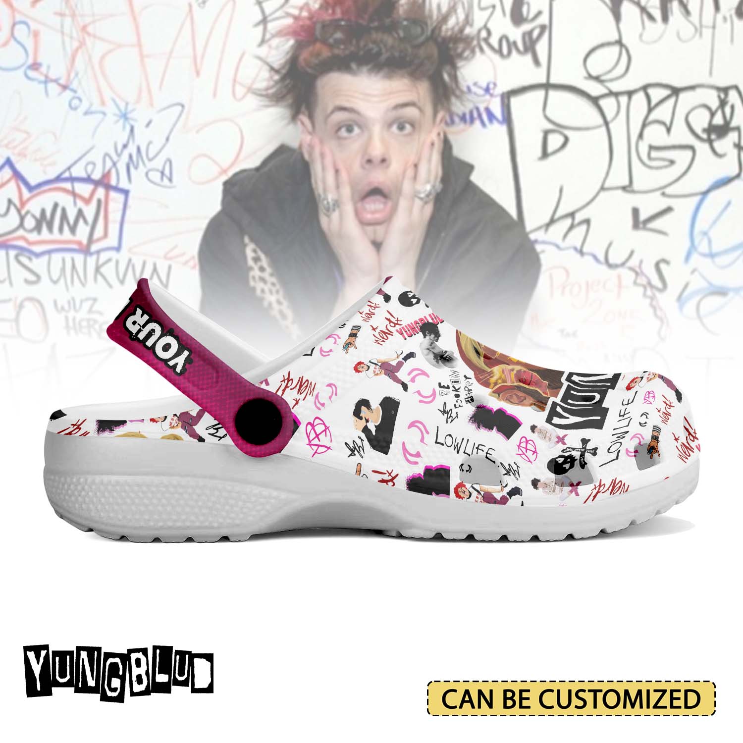 yungblud music 3d printed classic crocs 2 qihaxr