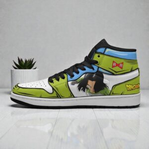 android 17 x android 18 shoes custom dragon ball super anime jordan sneaker boots 1 habxno