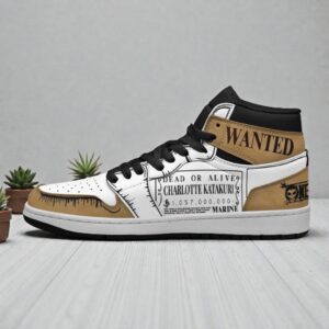 charlotte katakuri wanted boot sneakers custom one piece anime shoes 1 iaxla6