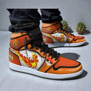 charmander pokemon 3d shoes custom anime jordan sneaker boots 1 c26rqd