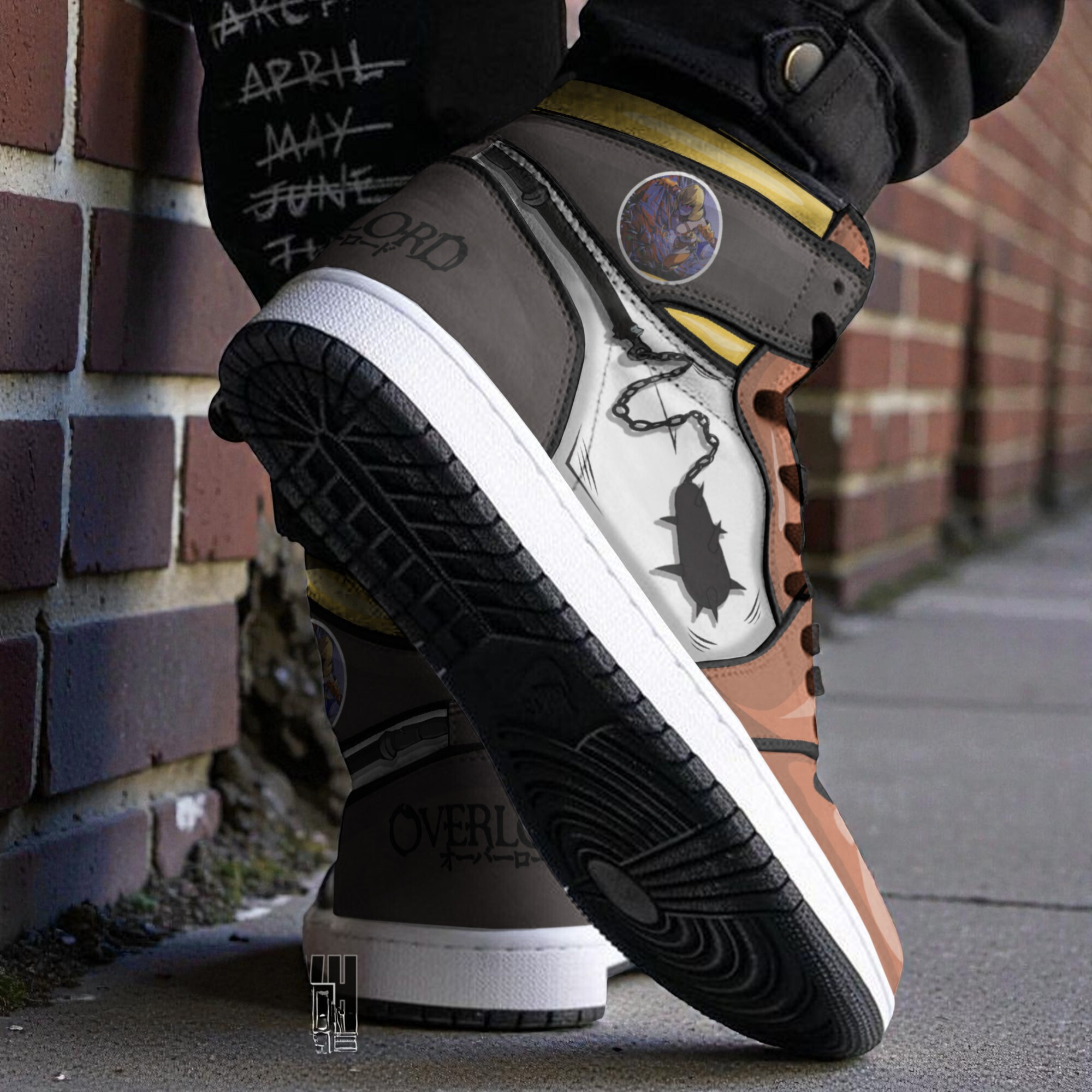 clementine cosplay shoes custom oerlord anime jordan sneaker boots 2 nhedes