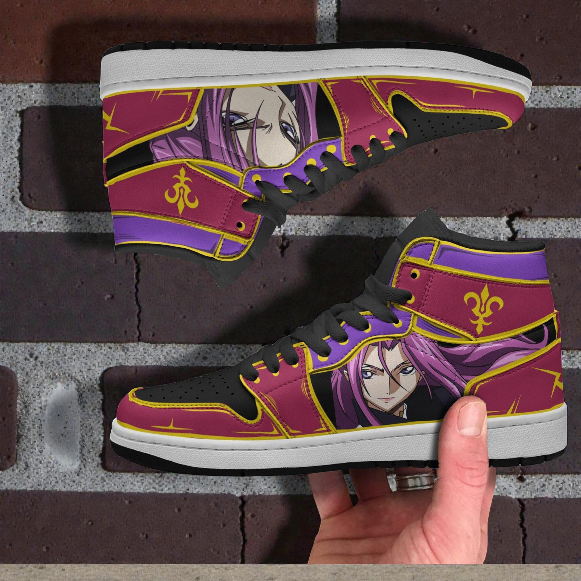 cornelia li britannia boot sneakers custom code geass anime shoes 2 gidn6h