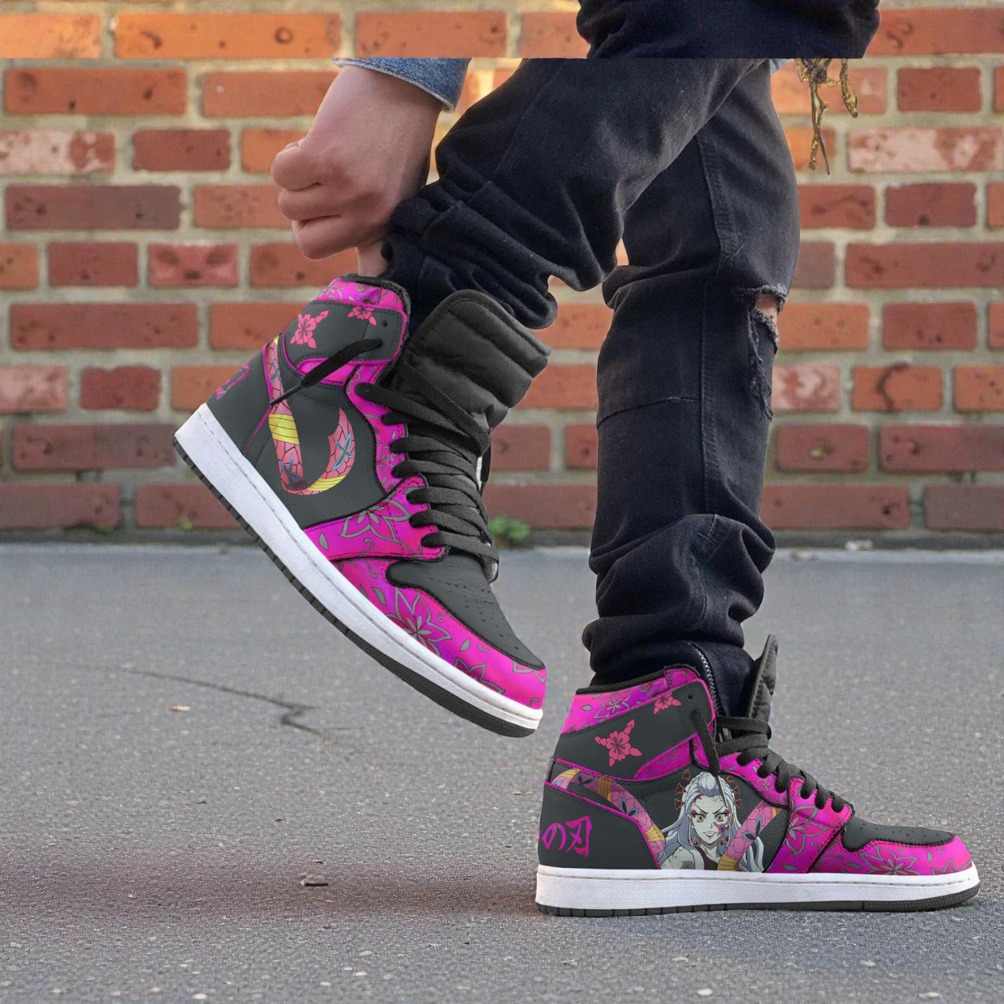 dabi sneakers custom kimetsu no yaiba anime jordan sneaker boots 2 psdjwq